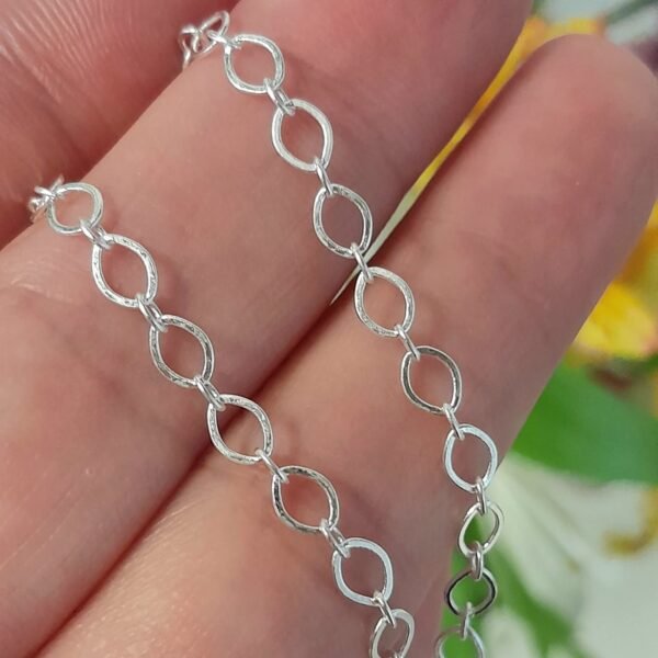 Cadena eslabones circulares laminada