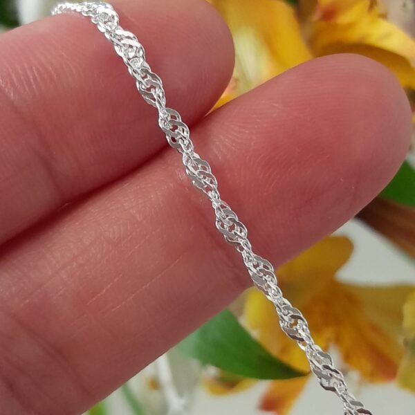 Cadena singapur laminada