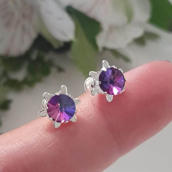 Abridor sw flor con petalos violeta intenso