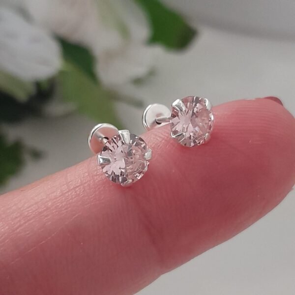 Abridor engarzado rosa claro