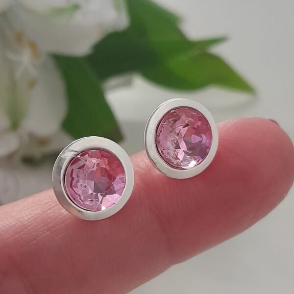 Abridor sw boton 8mm rosa