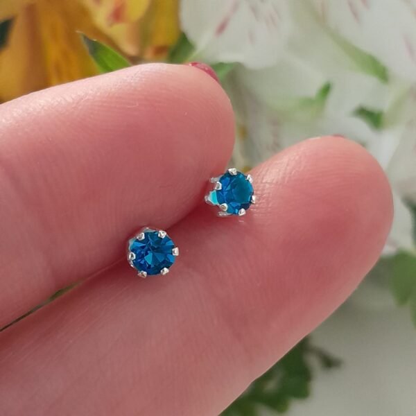 Abridor círculo cubic azul