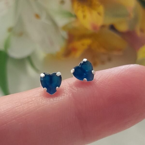 Abridor corazón cubic azul