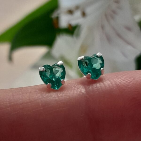 Abridor corazón cubic verde