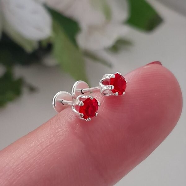 Abridor círculo cubic rojo