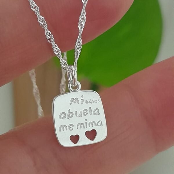 Chapita "mi abuela me mima"-conjunto italiano