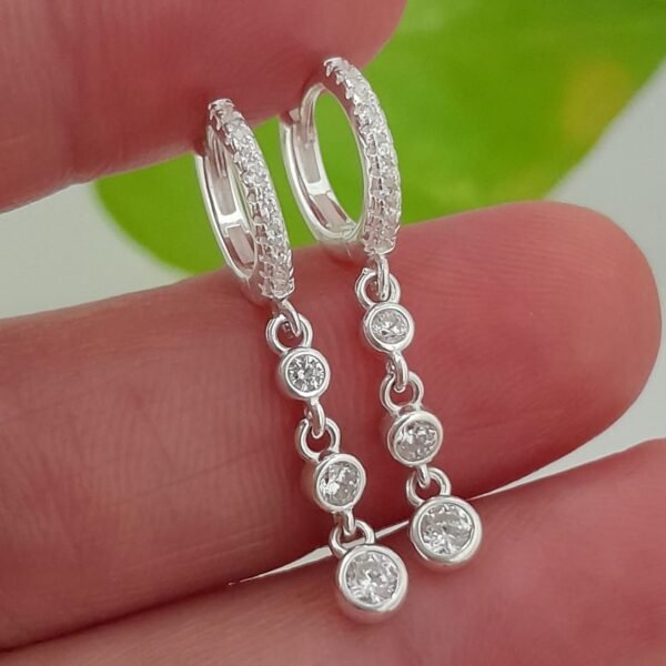 Huggies brillo colgante círculos-argolla italiana