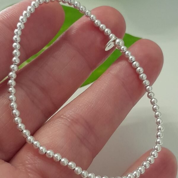 Ajustable con bolitas-pulsera italiana