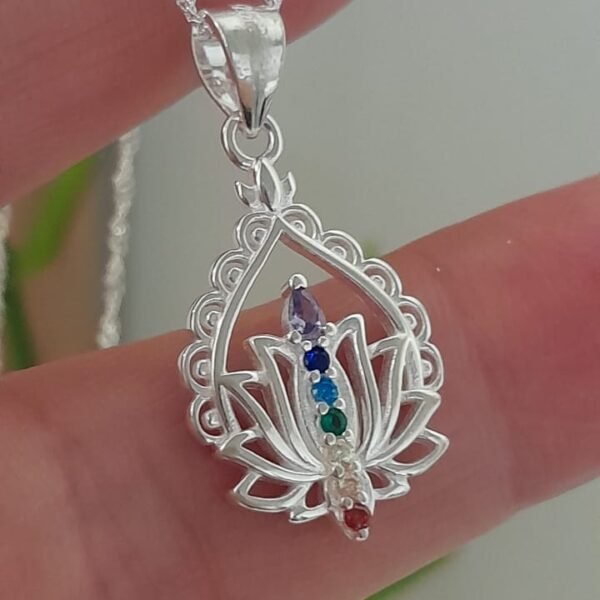 Flor de loto y 7 chacras-conjunto italiano