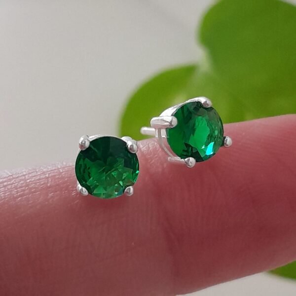 Circulo brillo verde-pasante italiano