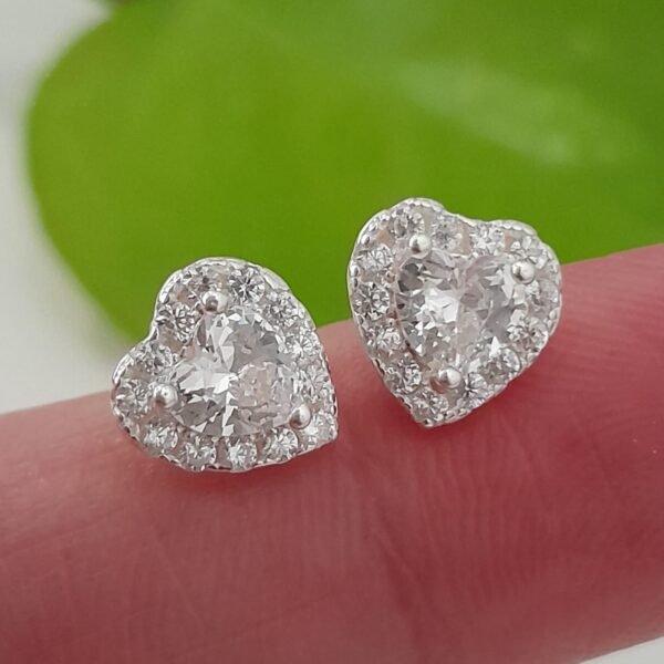 Corazon brillo blanco-pasante italiano