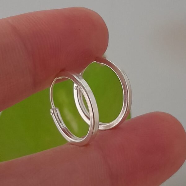 Cubanas rectas lisas cierre clásico-argolla italiana