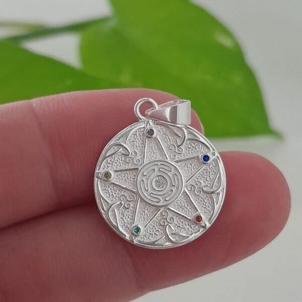 Estrella de david y tetragramatón-dije italiano