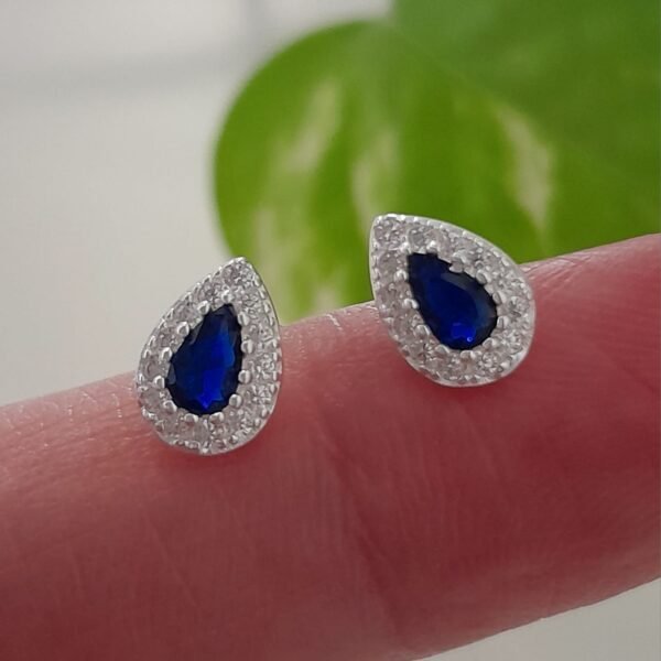 Gota brillo azul-pasante italiano