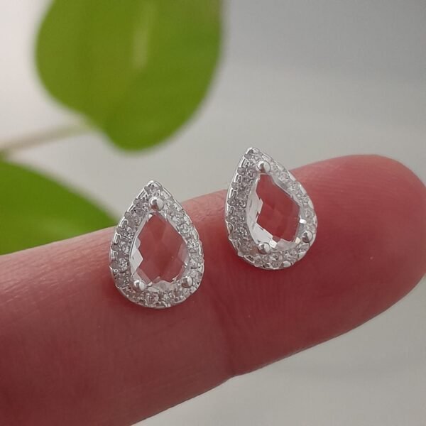 Gota brillo transparente-pasante italiano