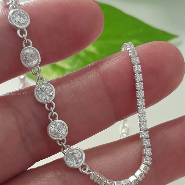 Media tennis con puntos de luz-pulsera italiana