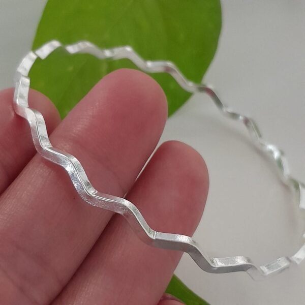 Pulsera laminada esclava ondulada