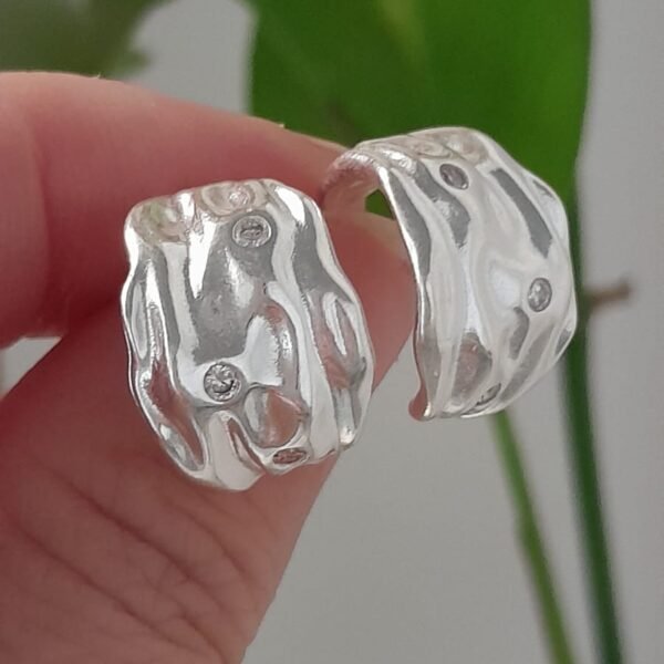 Pasante inflado laminado con brillos