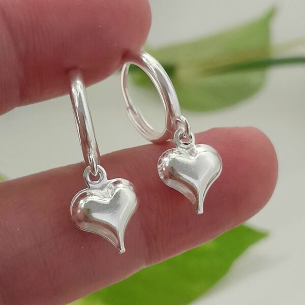 Huggies laminado con dije corazón liso