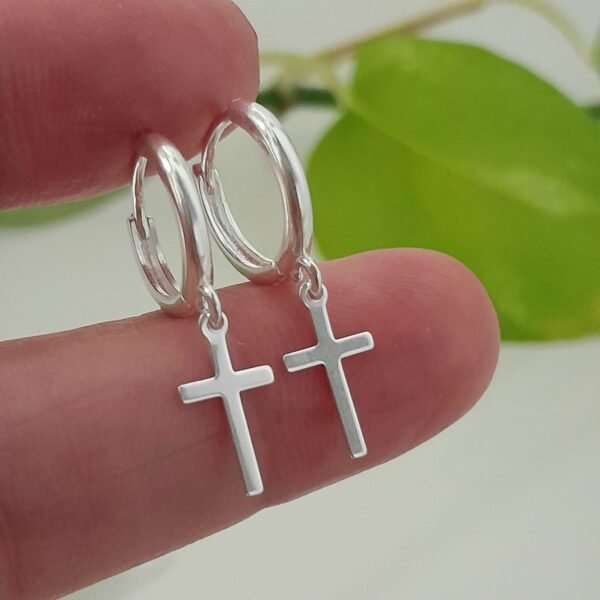 Huggies laminados cruz colgante lisa fina