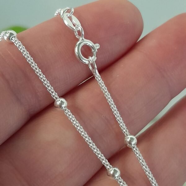 Cadena italiana canasta/coreana con bolitas