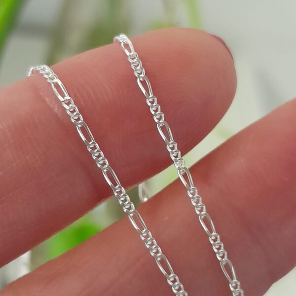 Cadena 3x1 hombre plata italiana