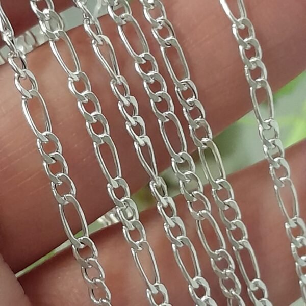 Cadena 3x1 hombre plata italiana