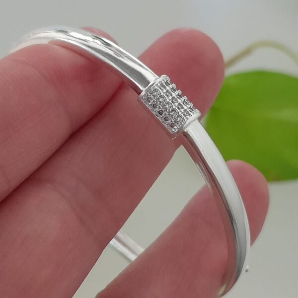 Pulsera esclava con brillo laminada