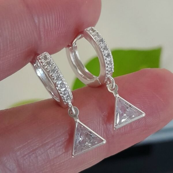 Huggies laminado triángulo colgante con brillo