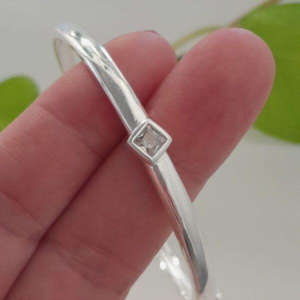 Pulsera laminada esclava con brillo