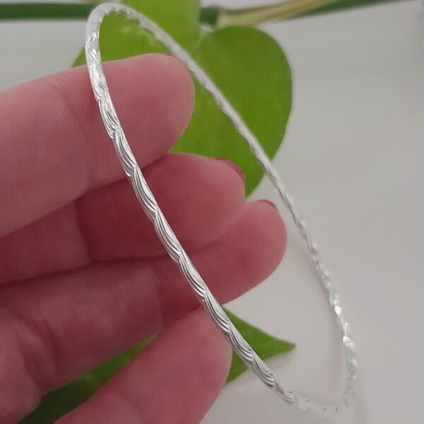 Pulsera esclava laminada fina