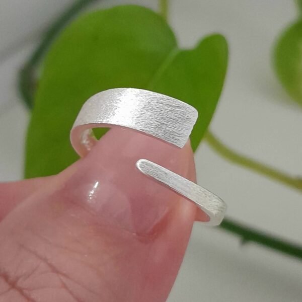 Anillo italiano ajustable rodinado