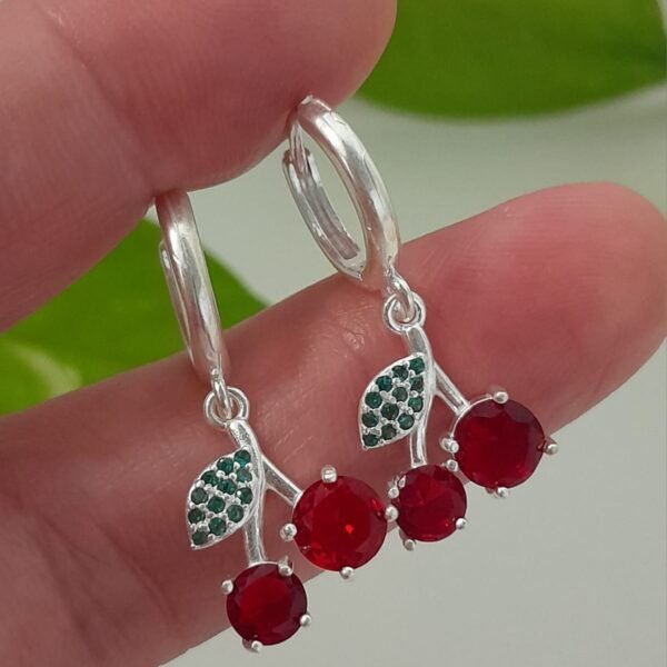 Argolla laminada cereza cubic