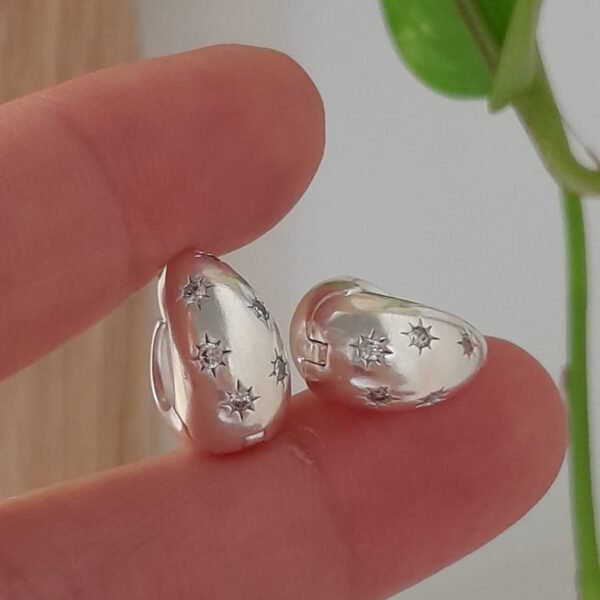 Gota laminada con brillos