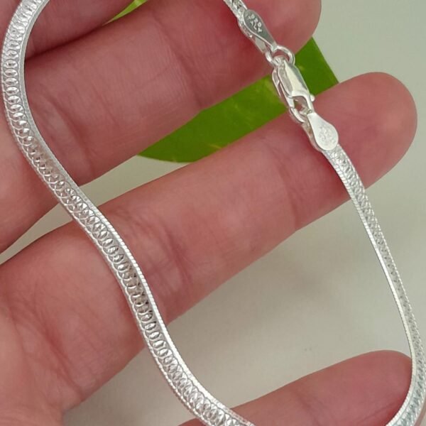 Pulsera italiana chata serpiente