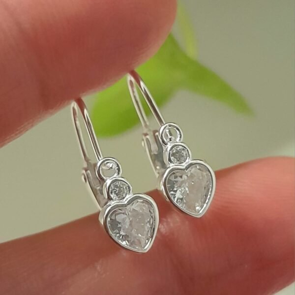 Aro italiano corazon con cubic