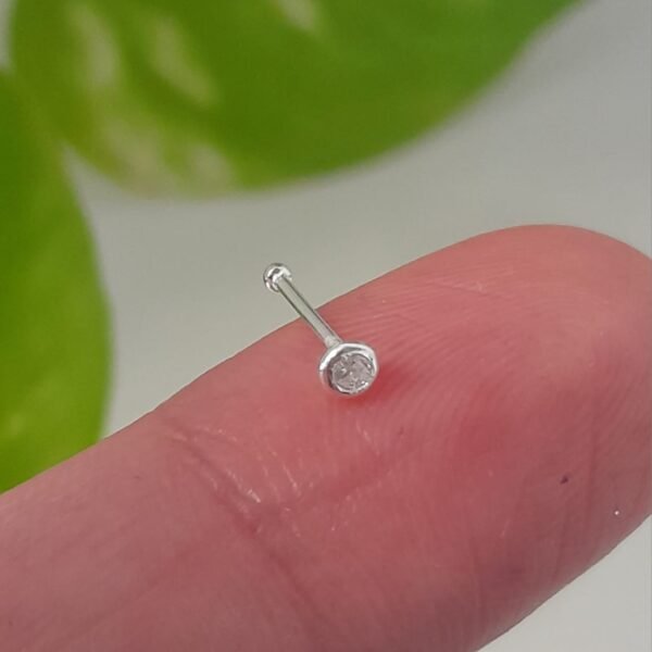Piercing nariz circulo de cubic miniatura