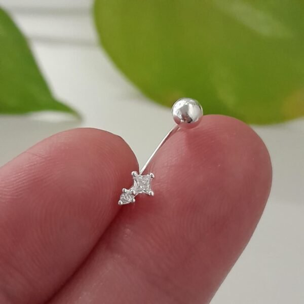 Piercing de pupo cubic laminado