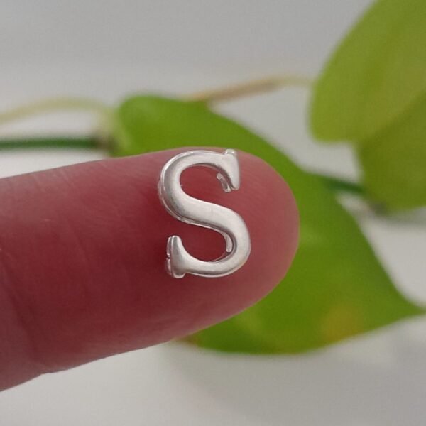 Inicial S laminada pasante liso