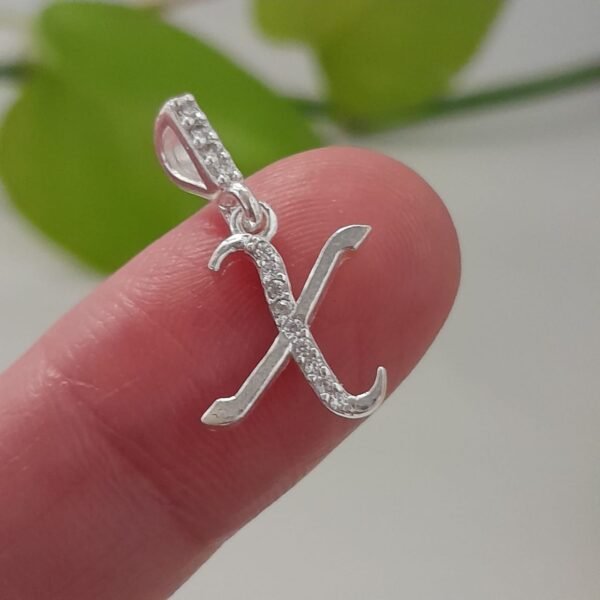 Inicial X italiana con brillo