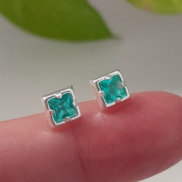 Abridor cubic verde agua cuadrado