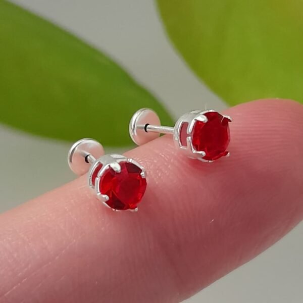 Abridor circular cubic rojo