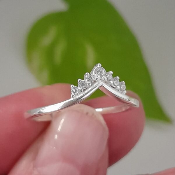 Anillo italiano coronita fina