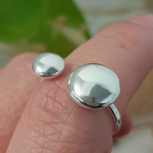 Anillo italiano liso ajustable