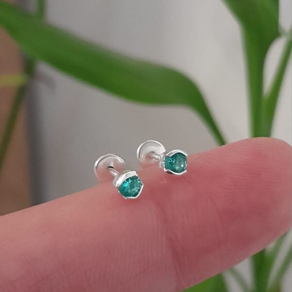 Abridor mini cubic verde agua