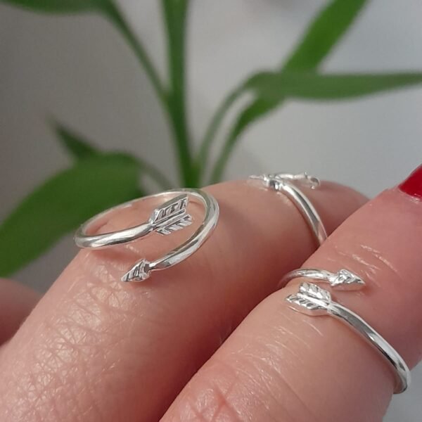 Anillo laminado flecha lisa ajustable