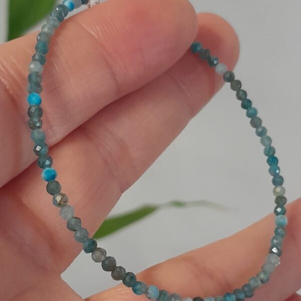 Pulsera italiana cristal de roca turquesa