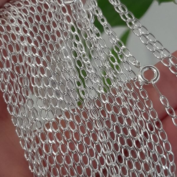 Cadena laminada con eslabon unisex