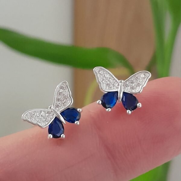 Pasante italiano mariposa cubic azul