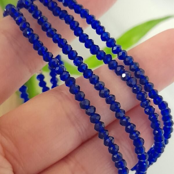 Pulsera ajustable cristal de roca azul